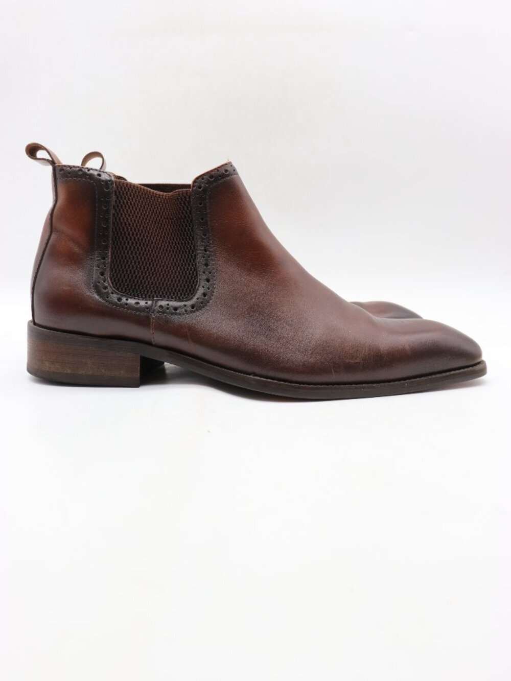 Maison Forte Ivan Chelsea Boot Men's US11 EU 44 Ankle Boot Brown Leather Slip On
